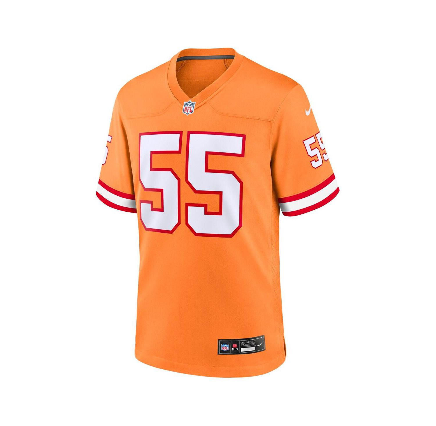 Big Boys Derrick Brooks Orange Tampa Bay Buccaneers Retired Player Game Jersey