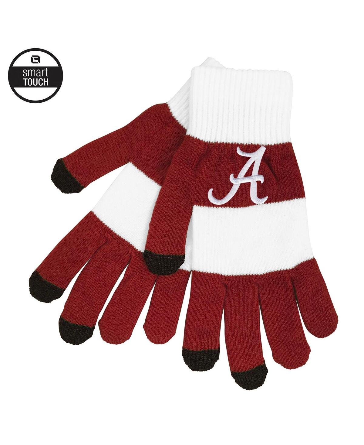 Logofit Men's Alabama Crimson Tide Trixie Texting Gloves In Brown