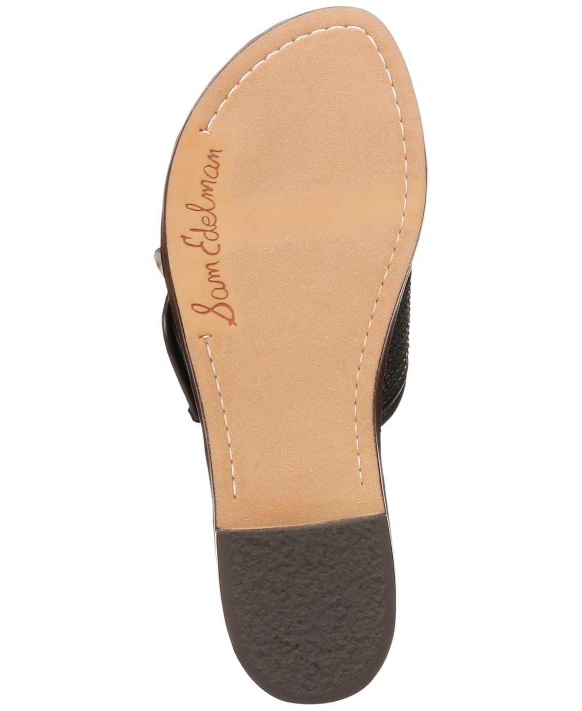 Shop Sam Edelman Women's Gracyn Buckled Crossband Slide Sandals In Hudson Navy Denim