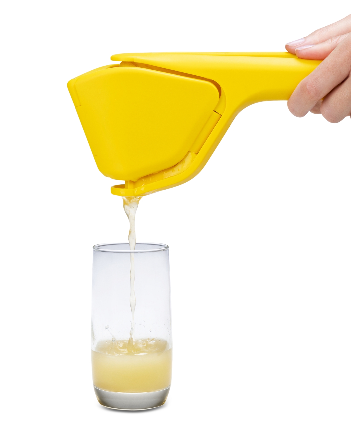 Dreamfarm Lemon Fluicer Fold-flat Hand-held Citrus Juicer In Yellow