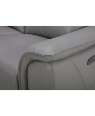 Addyson 117" 6-Pc. Leather Sectional with 2 Zero Gravity Recliners with Power Headrests and 1 Console, Created for Macy's