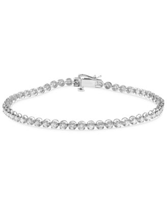 Macy's - Diamond Tennis Bracelet (2 ct. t.w.) in 14k White Gold
