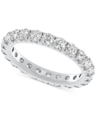 Macy's - Diamond All-Around Eternity Band (2 ct. t.w.) in 14k Gold (Also in Platinum)