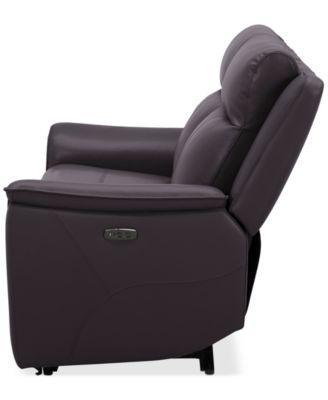 Addyson 64" 2-Pc. Leather Sofa with 2 Zero Gravity Recliners with Power Headrests, Created for Macy's