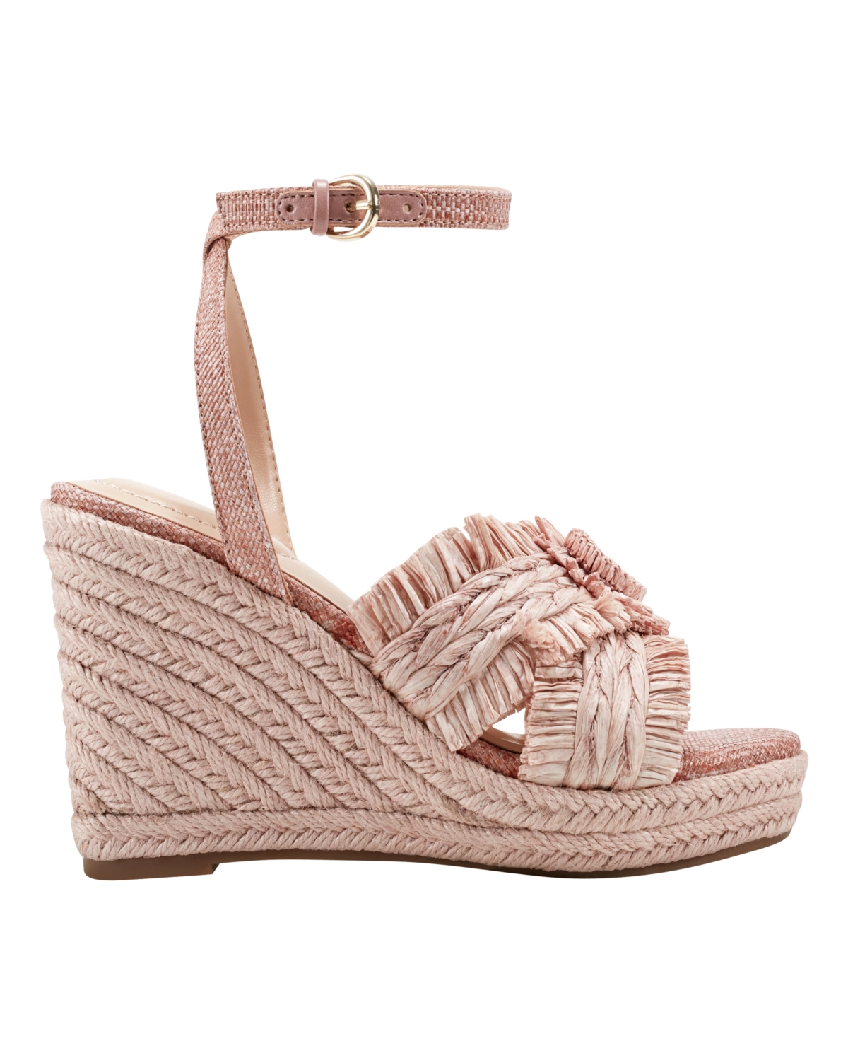 Bandolino Women's Krista Espadrille Flower Detail Wedge Sandals