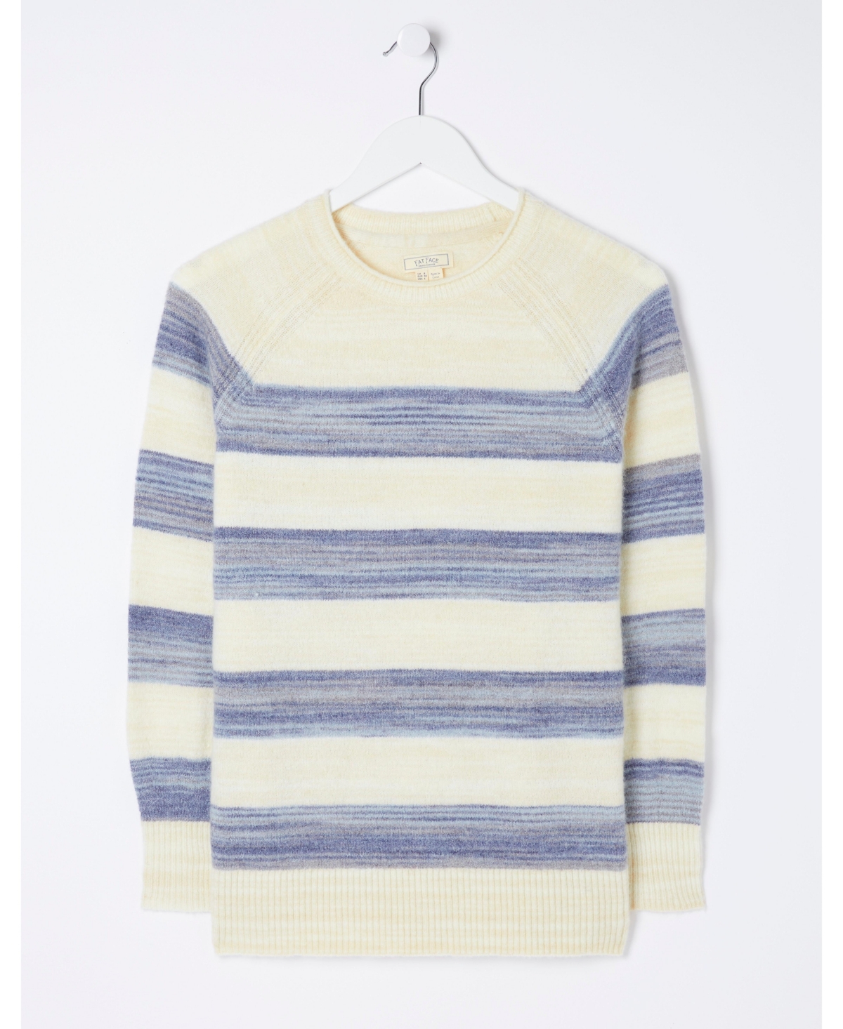 Women's Denim Ombre Stripe Sweater - Blue