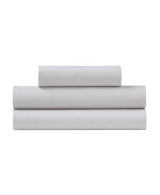 Percale Cool and Crisp 100% Cotton 3-Pc. Sheet Set, Twin