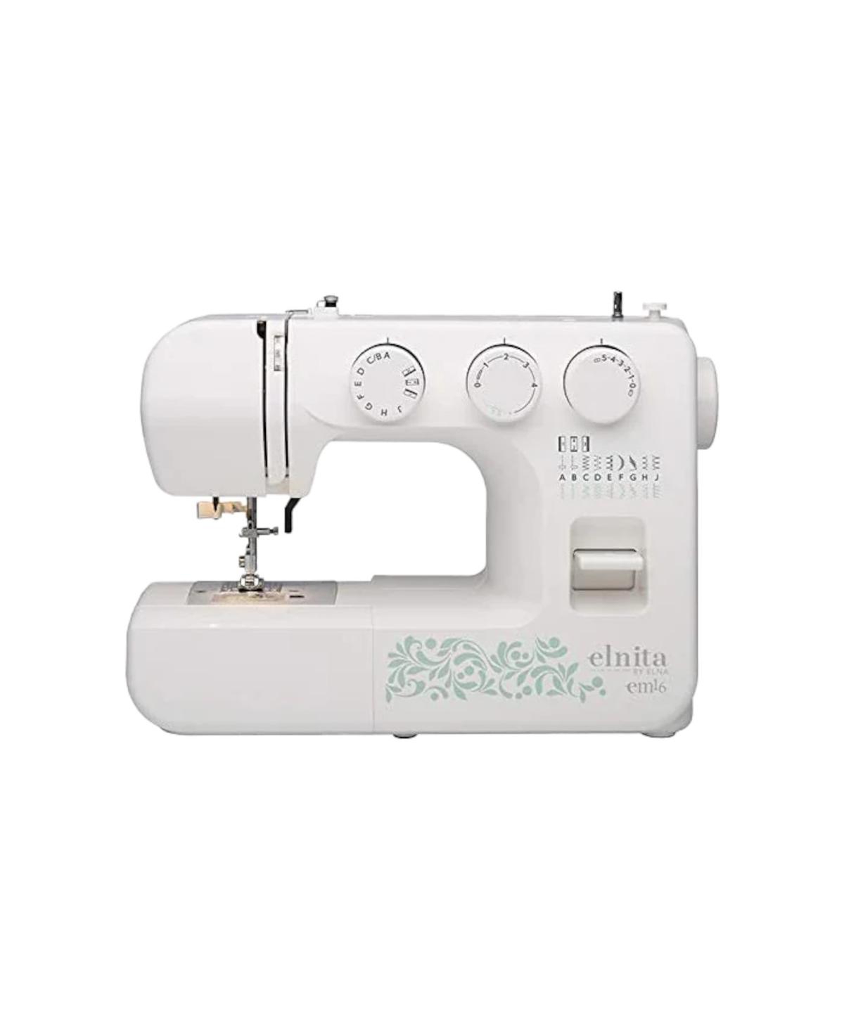 Elnita EM16 Sewing Machine - White