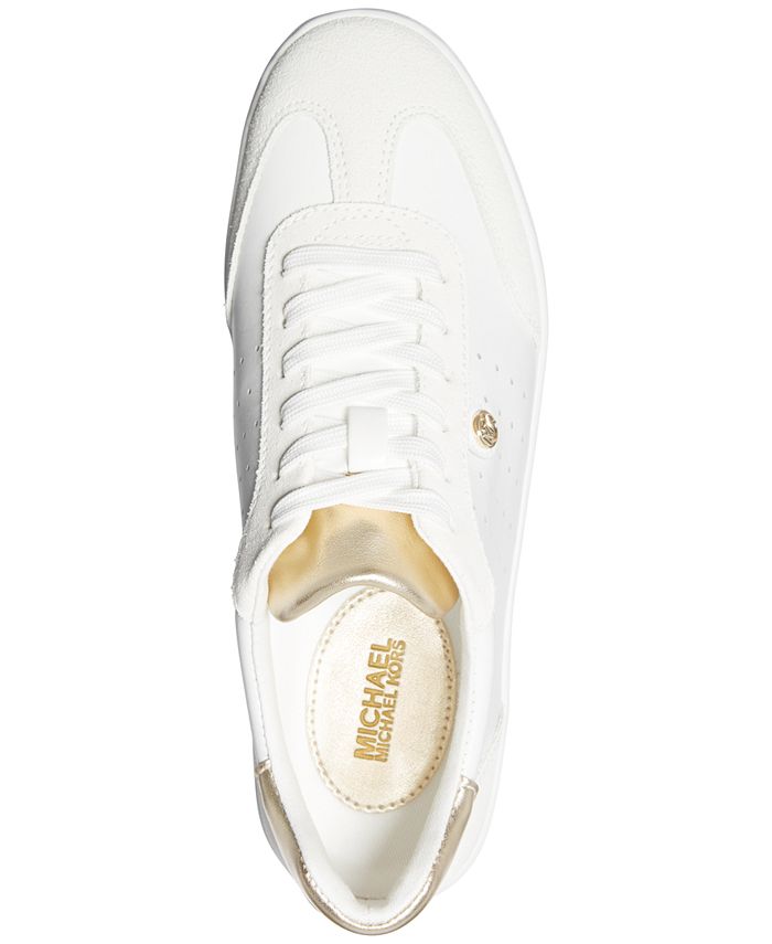 Michael Kors Jem Scotty Ps Girls Sneakers In Offwhite