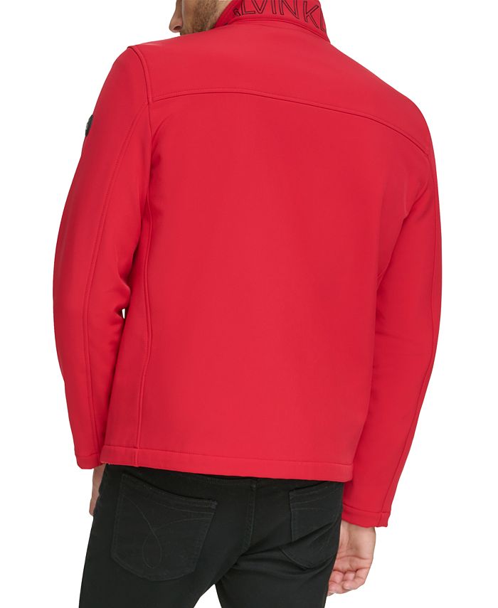 Calvin Klein Performance Stretch Lightweight Jacket in Red for Men
