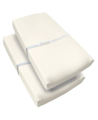 BreathableBaby Waterproof Cover For 32 x 16 Changing Pad 2-Pack - Ecru 25$