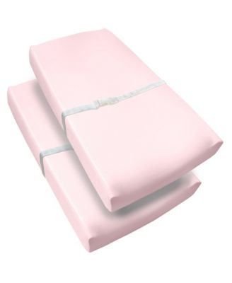 BreathableBaby Waterproof Cover For 32 x 16 Changing Pad 2-Pack - Light pink 25$
