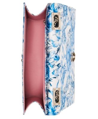 Imitation pearl Trimmed Bow Bag