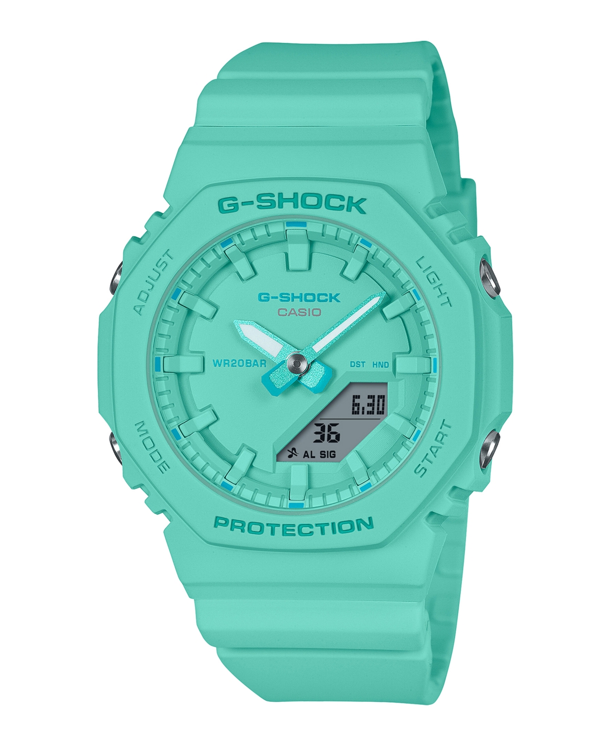 Unisex Analog Digital Blue Resin Watch, 40.2mm, GMAP2100-2A - Blue