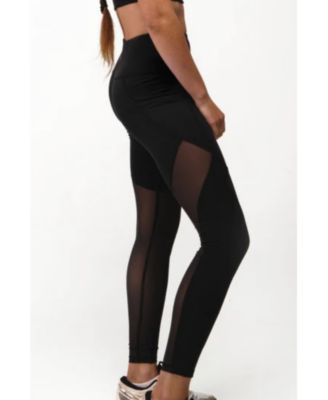 High-Rise Mesh Legging with Pockets