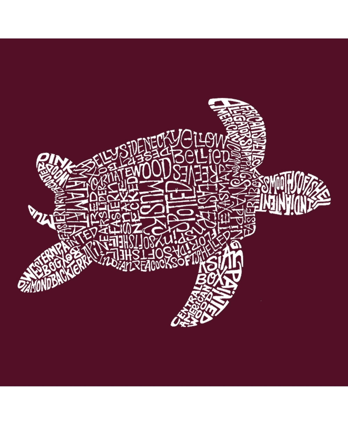 Turtle - Big Girl's Word Art Crewneck Sweatshirt