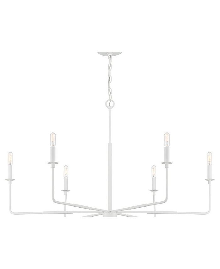 Savoy House Salerno 6Light Chandelier in White Bisque Macy's