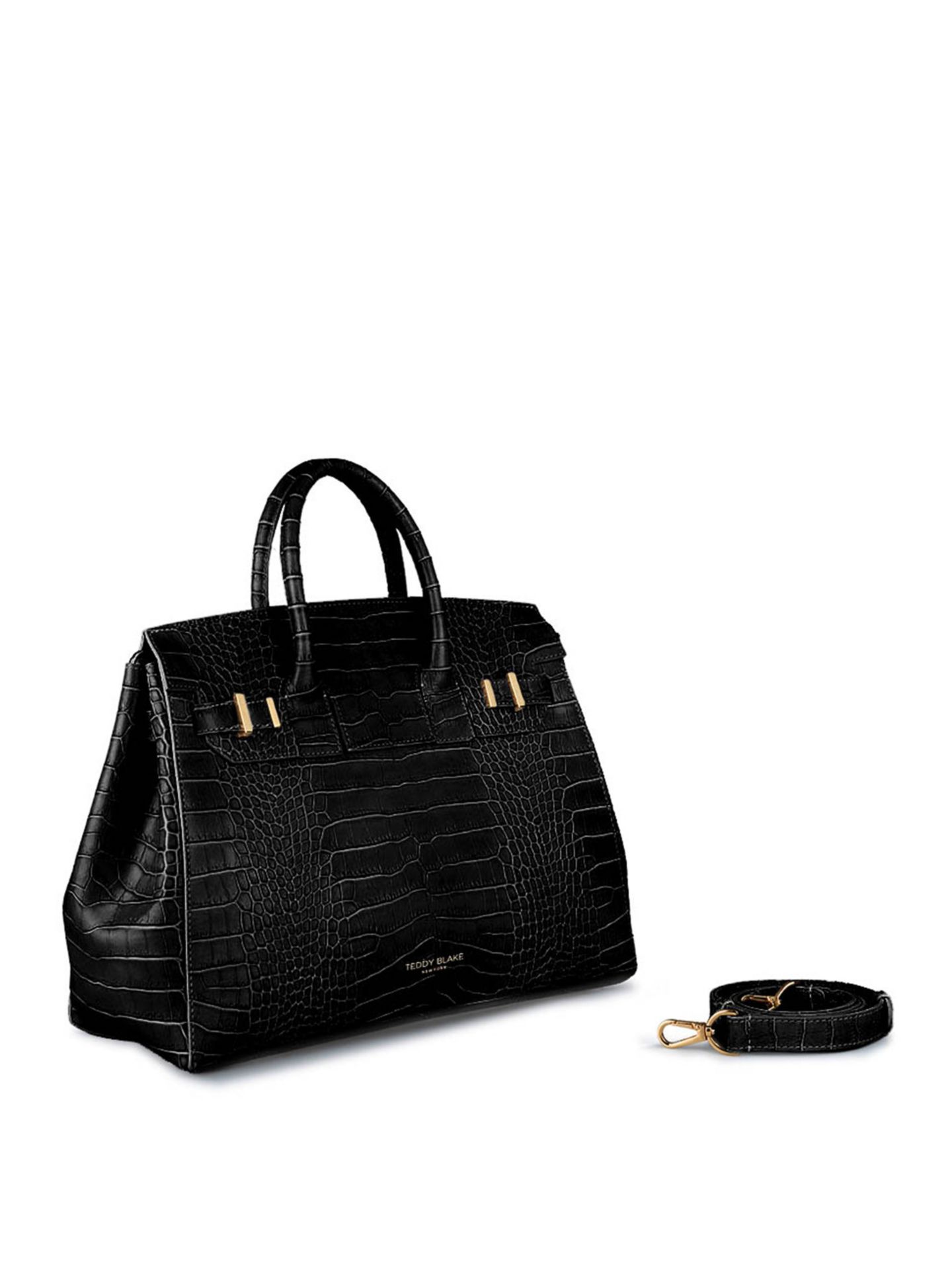 Женская сумка Teddy Blake Gigi Croco 13", цвет: Чёрный — фото 2