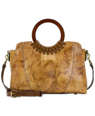 Patricia Nash - Lyon Medium Leather Satchel Crossbody