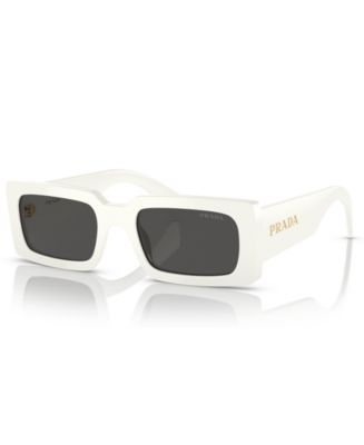 Prada Lettering Rectangular Women's Sunglasses, PR A07S - Macy's