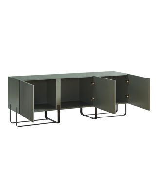 60" MDF Milo Modern Composite Three Cabinet TV Stand