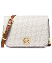 Gray and white store michael kors bag
