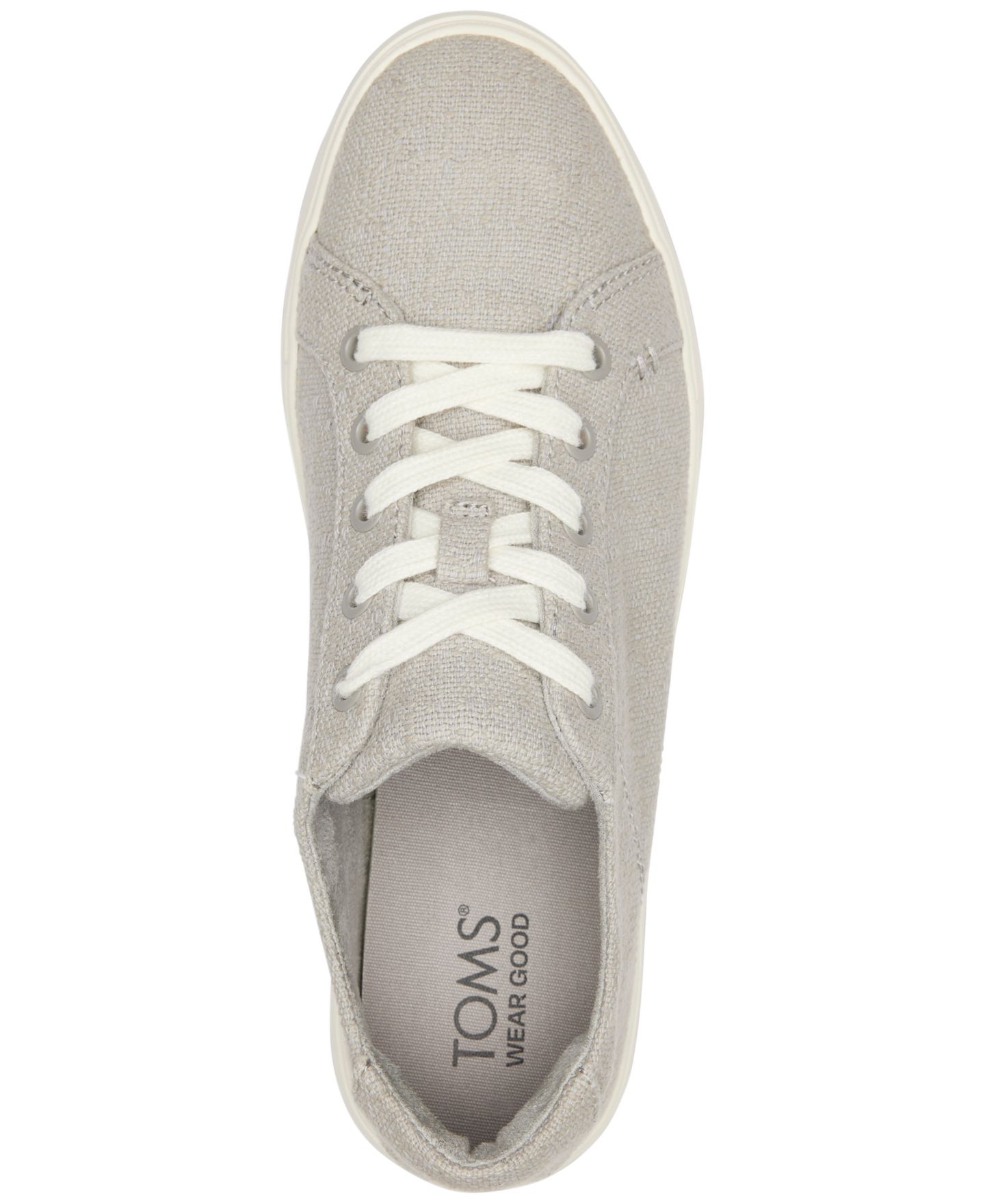 Женские кроссовки TOMS Kameron Lace Up, цвет: Серый двухцветный — фото 4