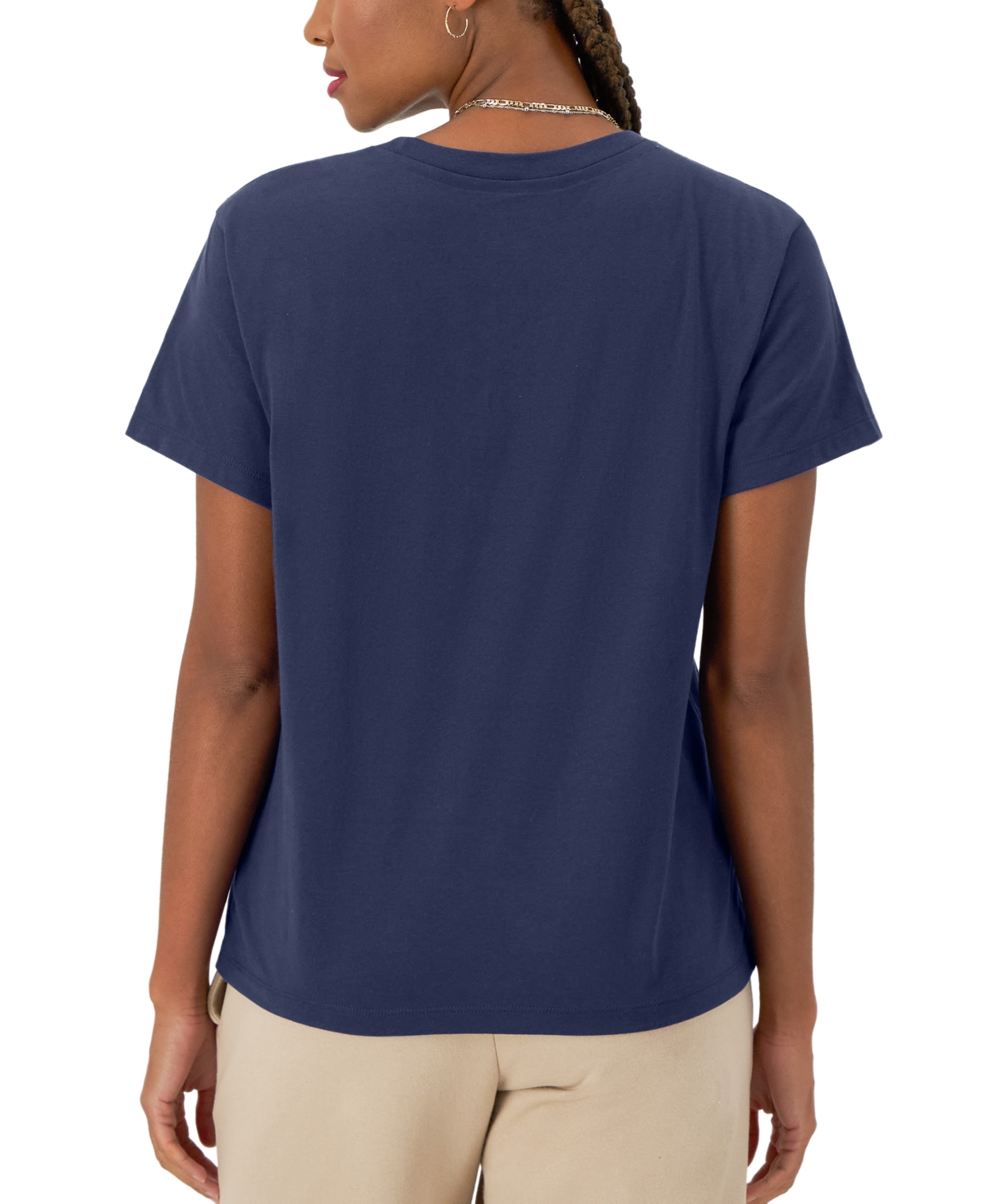 Champion Women's Crewneck Classic Graphic Short-Sleeve T-Shirt