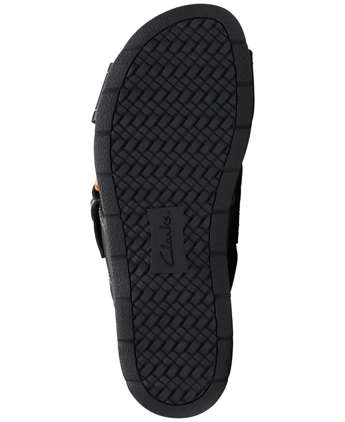 Clarks Infradito da donna Un Karely Dew, nero nabuck, 40 EU