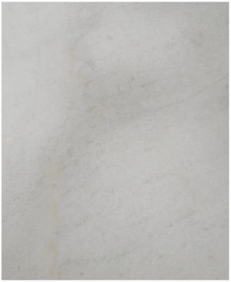 26" x 26" x 29" Marble Geometric Black Wooden Base Accent Table