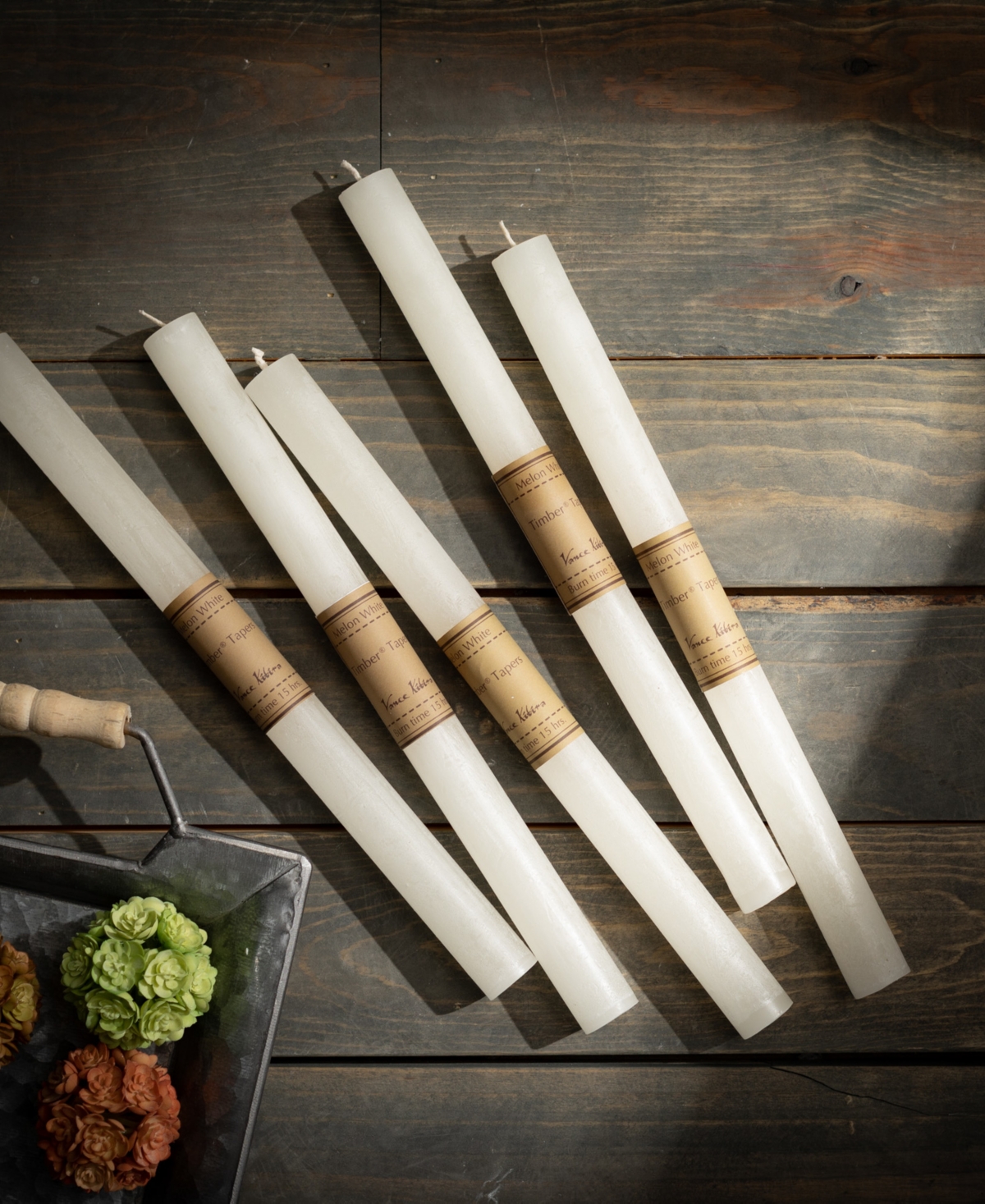 Vance Kitira Timber Tapers, Set of 12