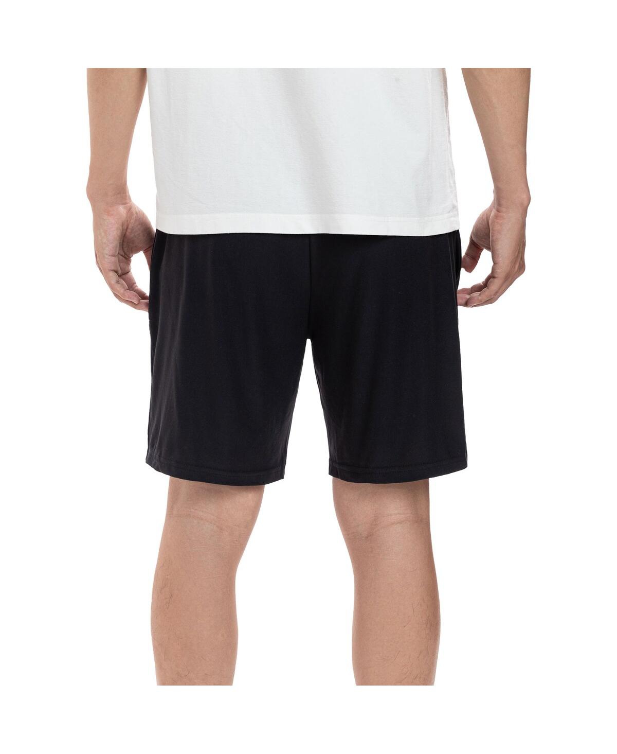 Shop Concepts Sport Men's  Black Las Vegas Raiders Gauge Jam Two-pack Shorts Set