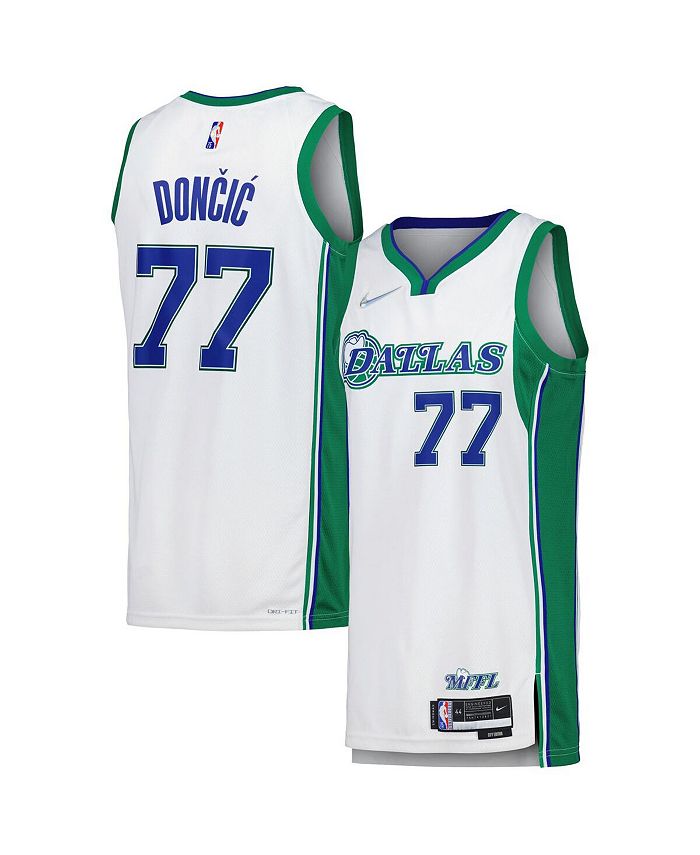 Nike Men's Luka Doncic White Dallas Mavericks Swingman Player Jersey ...