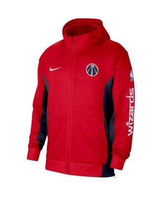 Men's Red Washington Wizards 2023/24 Authentic Showtime Full-Zip Hoodie
