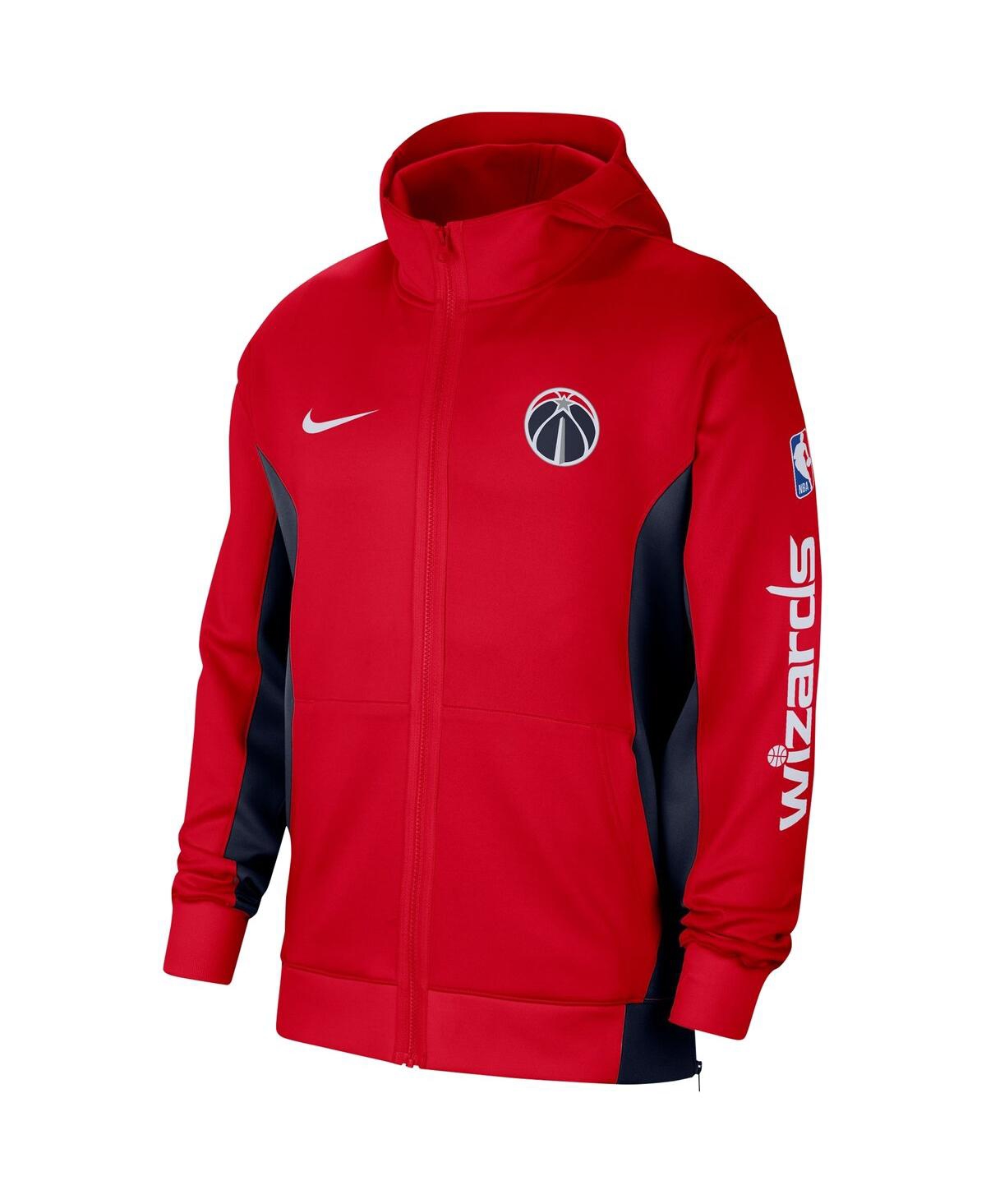 Shop Nike Men's  Red Washington Wizards 2023/24 Authentic Showtime Full-zip Hoodie