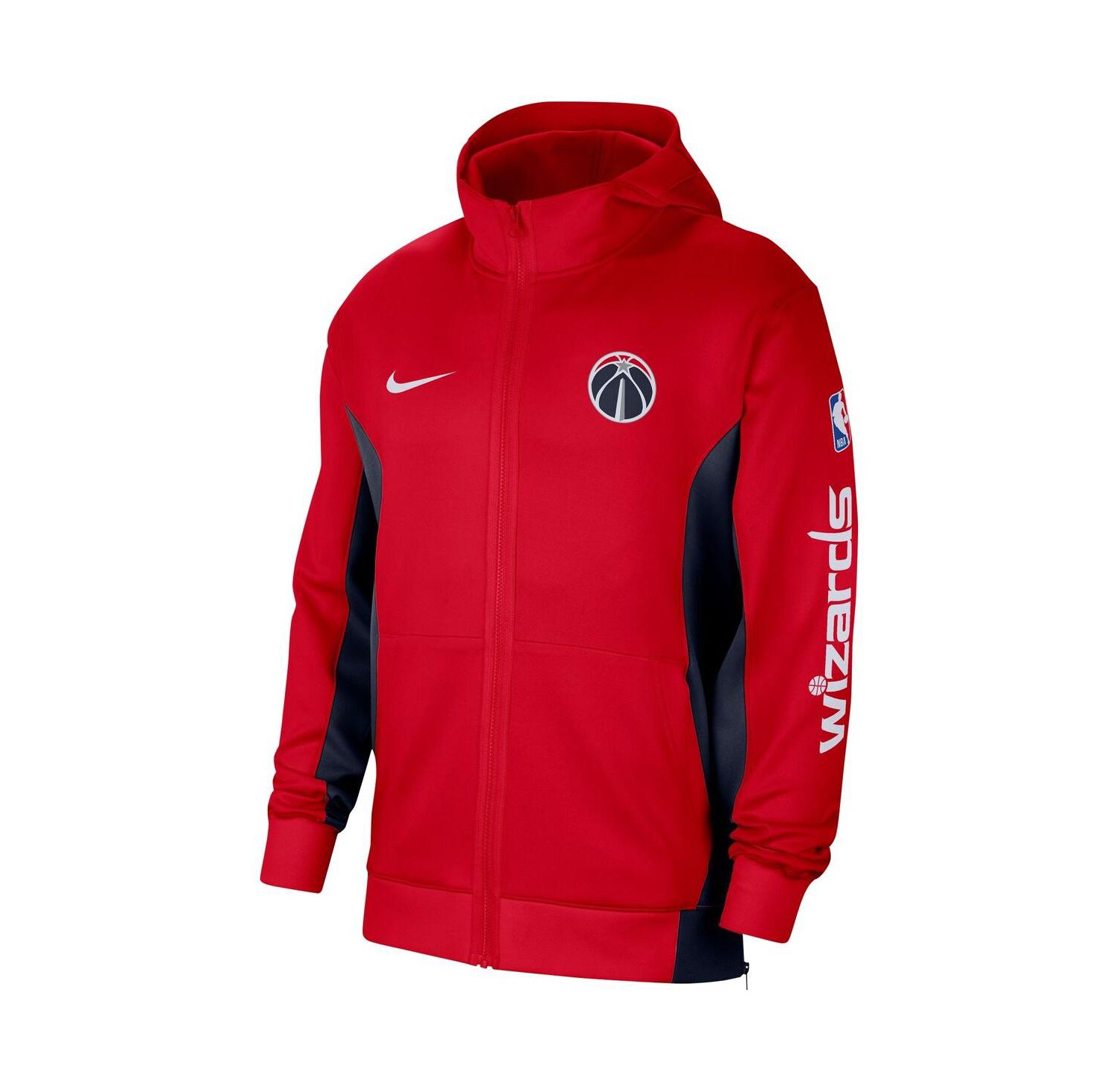 Men's Red Washington Wizards 2023/24 Authentic Showtime Full-Zip Hoodie