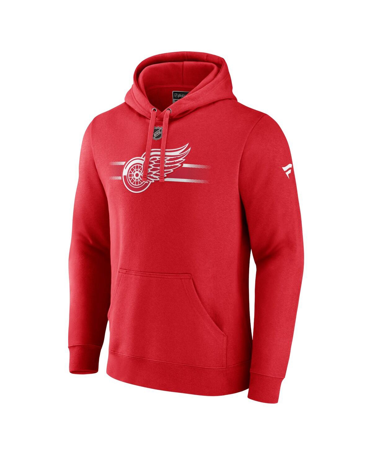 Fanatics Men's  Red Carolina Hurricanes Authentic Pro Secondary Pullover Hoodie In Red