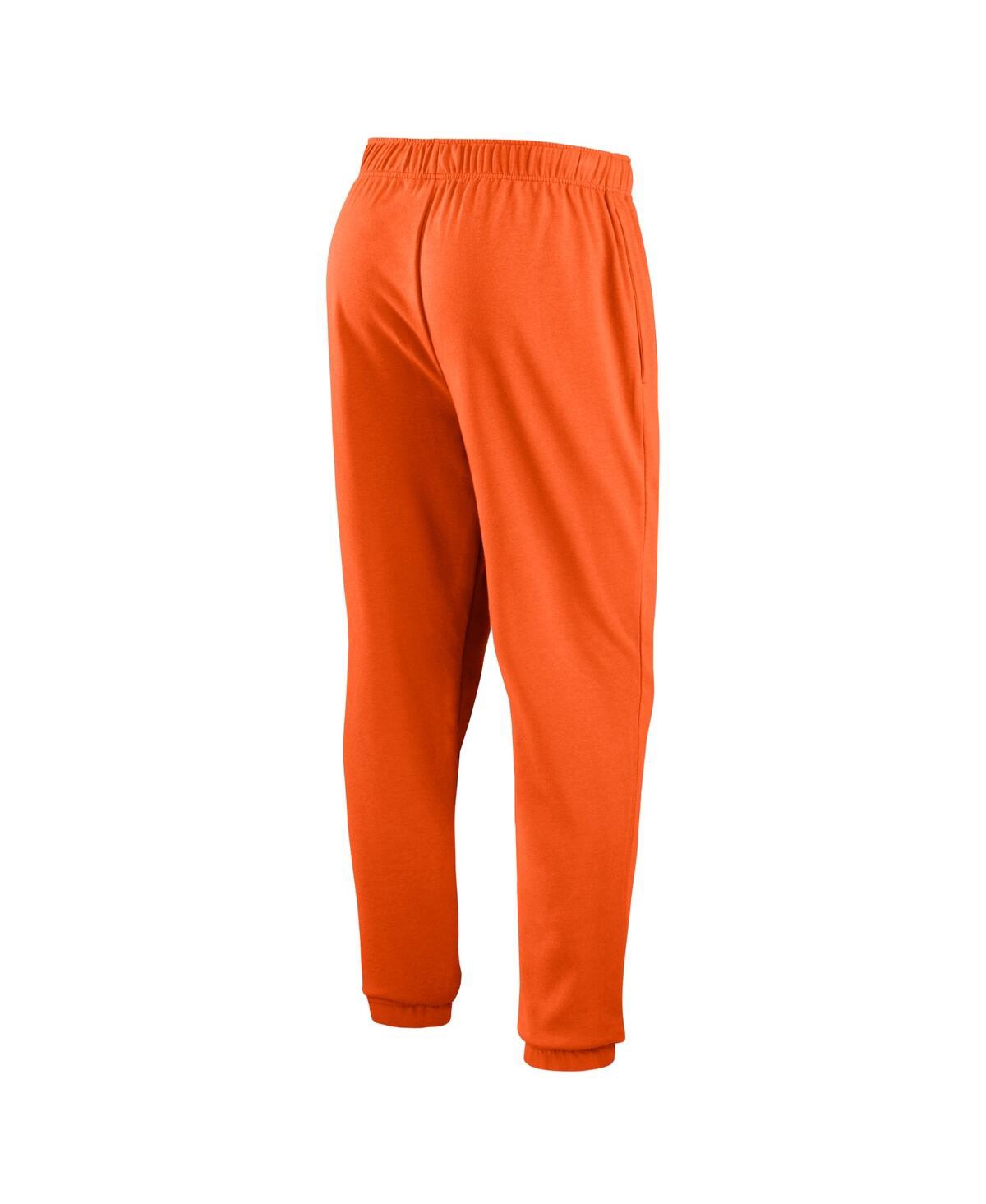 Shop Fanatics Men's  Orange Philadelphia Flyers Chop Block Fleece Sweatpants