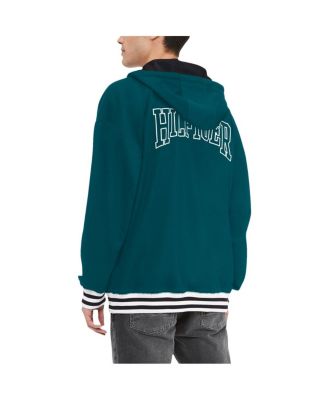 Men's Midnight Green Philadelphia Eagles Aaron Quarter-Zip Hoodie