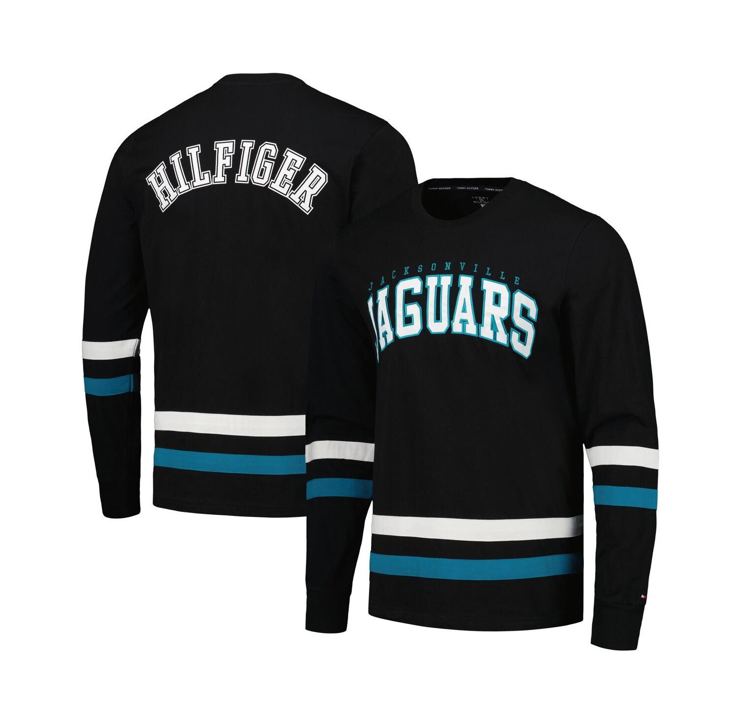 Men's Black, Teal Jacksonville Jaguars Nolan Long Sleeve T-shirt