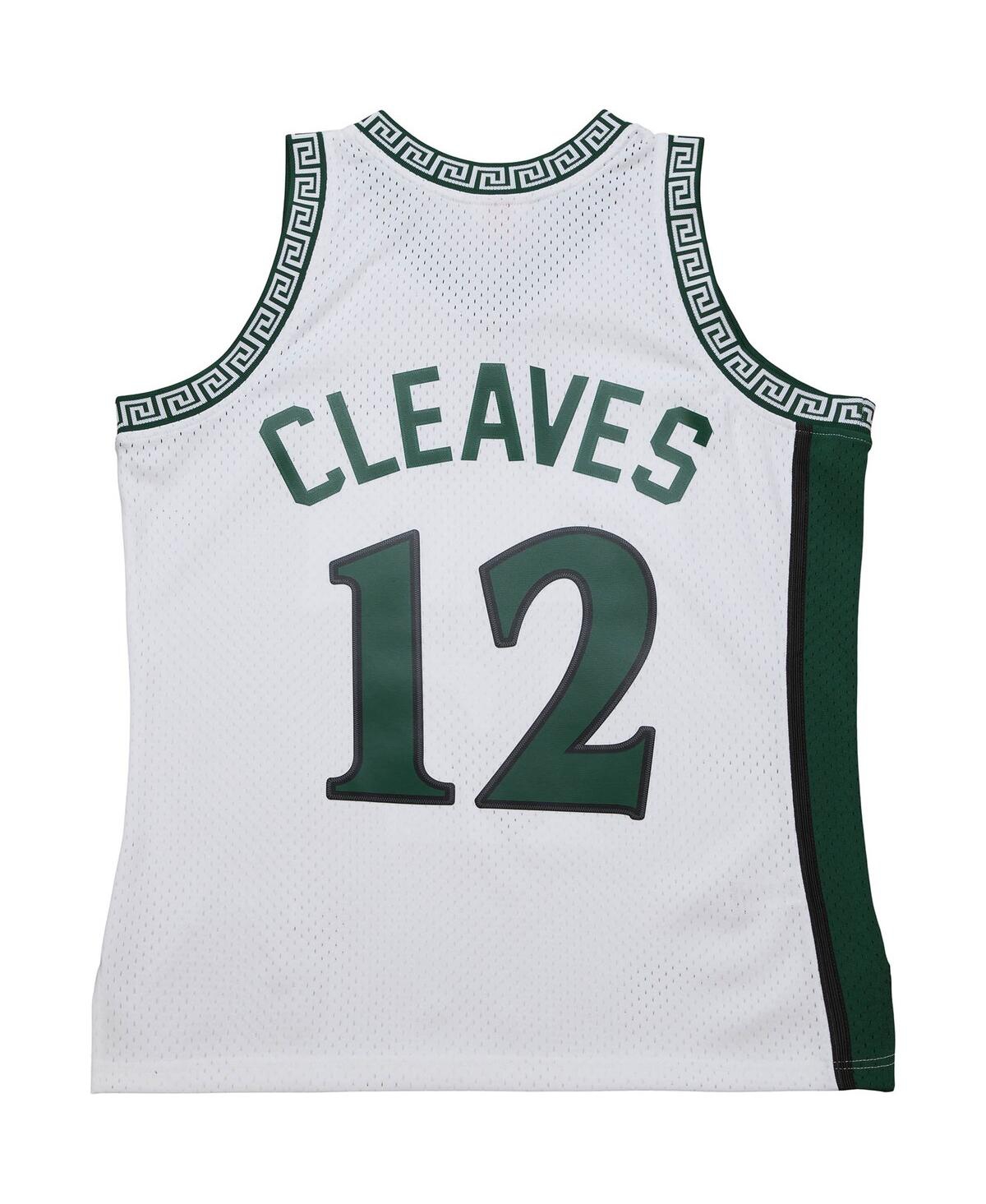 Men's Mitchell & Ness Mateen CleavesMichigan State Spartans 125th Basketball Anniversary 1999 Throwback Fashion Jersey - White