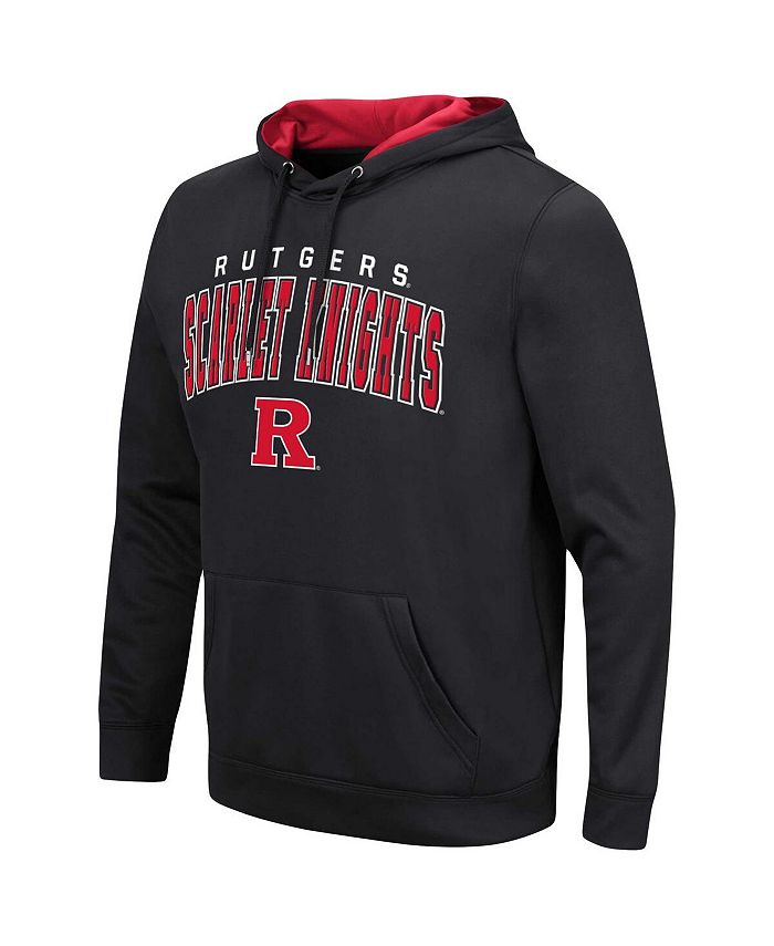 Colosseum Men's Black Rutgers Scarlet Knights Resistance Pullover ...