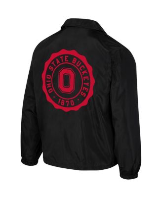 Men's and Women's Black Ohio State Buckeyes Coaches Full-Snap Jacket