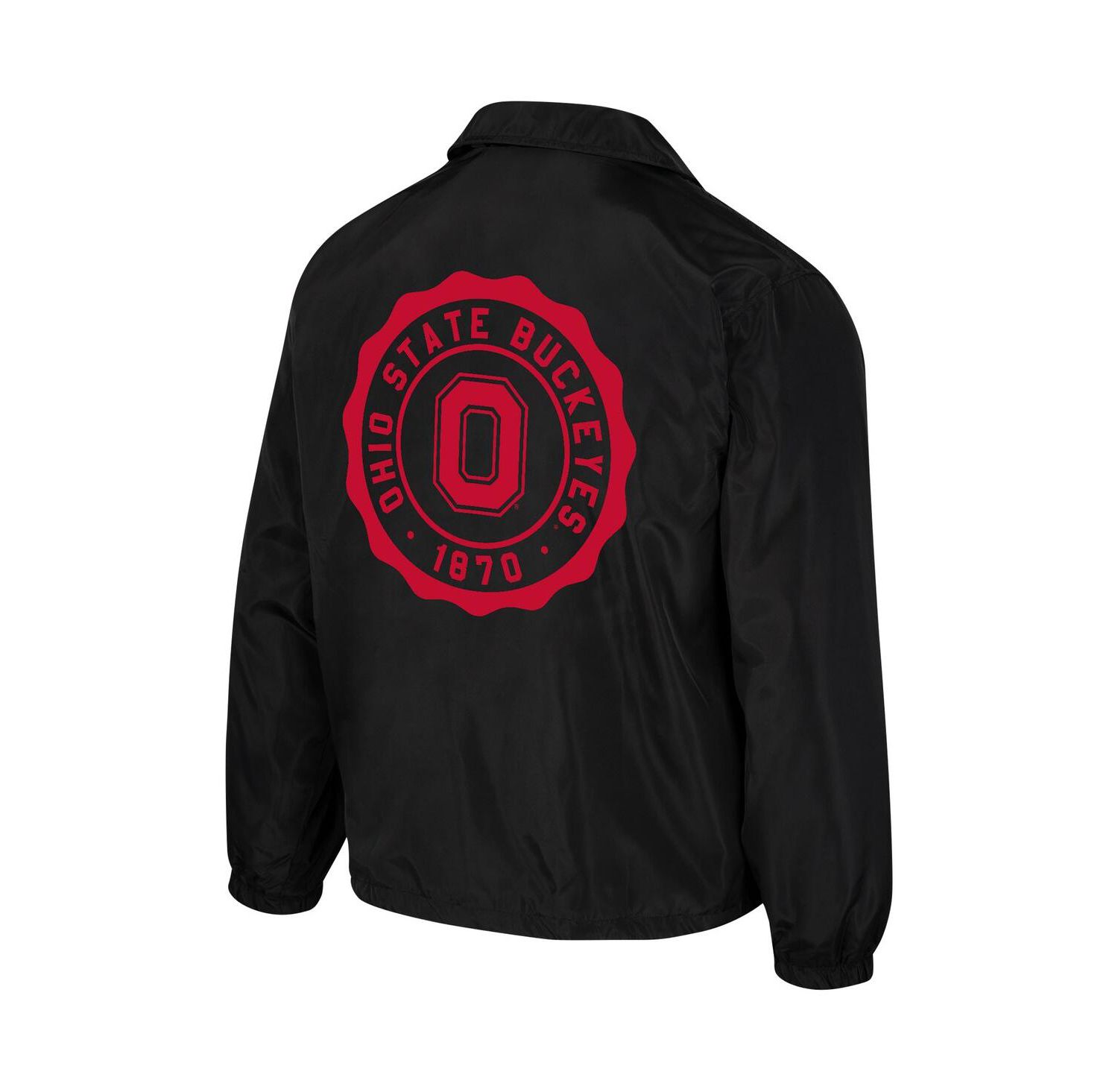 Men's and Women's Black Ohio State Buckeyes Coaches Full-Snap Jacket