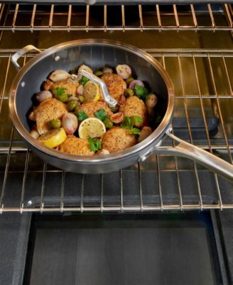 Premier Hard-Anodized Aluminum Nonstick 13" Deep Skillet with Lid