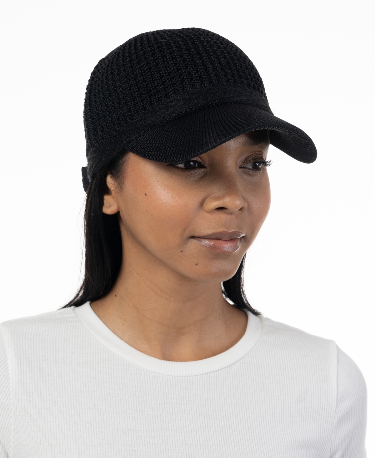 Inc International Concepts Women's Packable Baseball Cap, Created For Macy's In Black