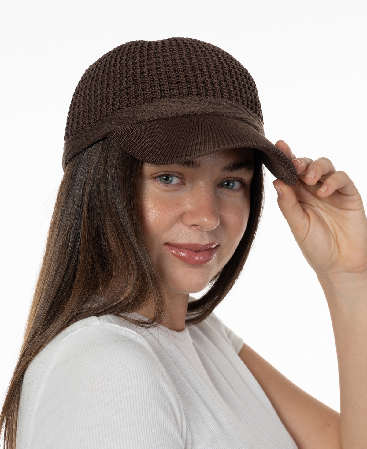 Inc International Concepts Women's Packable Baseball Cap, Created For Macy's In Chocolate