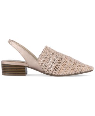 Women's Carolton Woven Slingback Flats