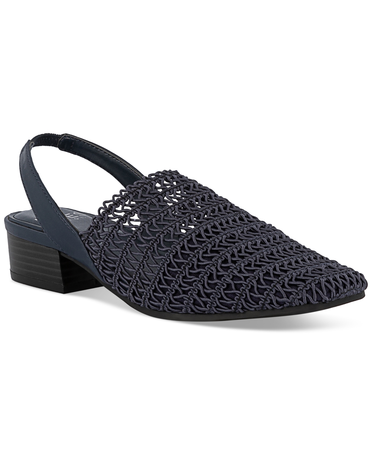 Jones New York Women's Carolton Embroidered Slingback Flats