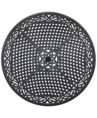 Wythburn Mix and Match 48" Round Cast Aluminum Outdoor Dining Table, Created for Macy's